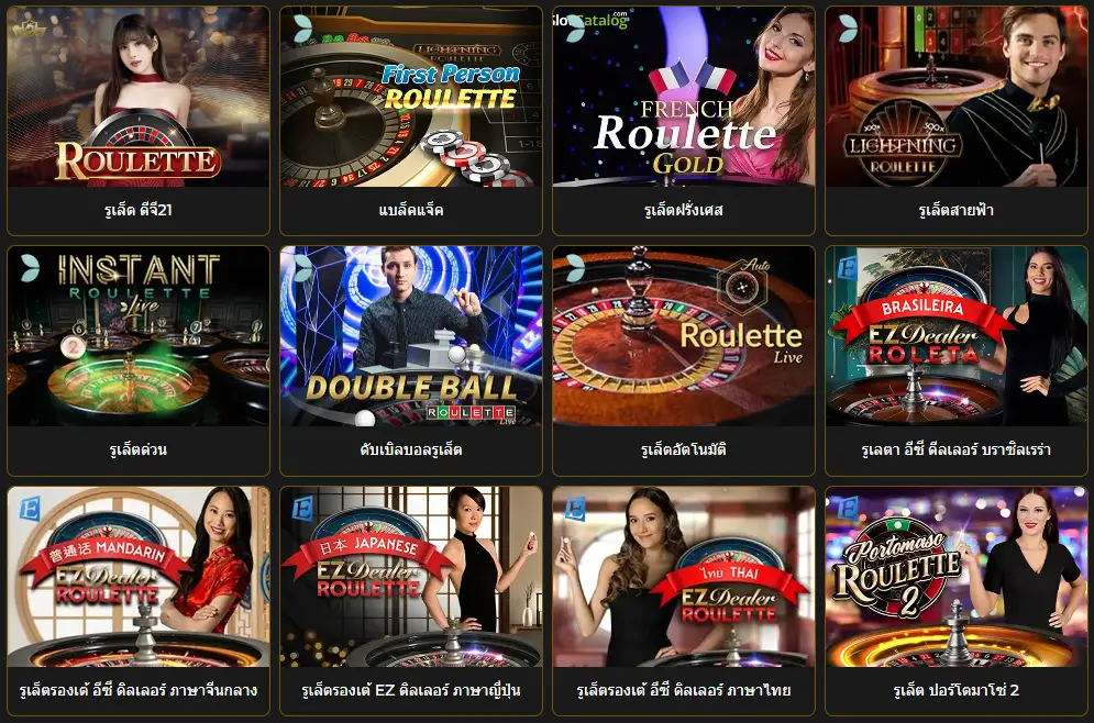 วิธีเล่นรูเล็ต (Roulette) เกมคาสิโนยอดนิยมที่คุณควรรู้ 1 รูเล็ต 01