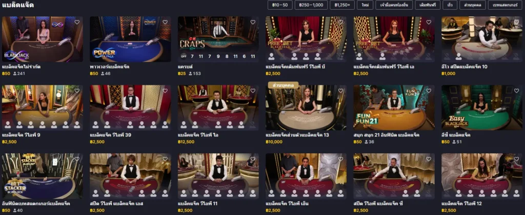 แบล็คแจ็ค (Blackjack) เกมไพ่สุดคลาสสิกที่ครองใจผู้เล่นทั่วโลก 2 แบล็คแจ็ค 2