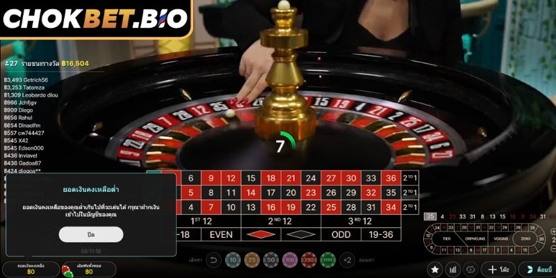 รูเล็ตออนไลน์ Chokbet - เปิดเผยกลยุทธ์การเล่นที่มีประสิทธิภาพ 3 เลือกโต๊ะรูเล็ตออนไลน์ Chokbet ที่เหมาะสม