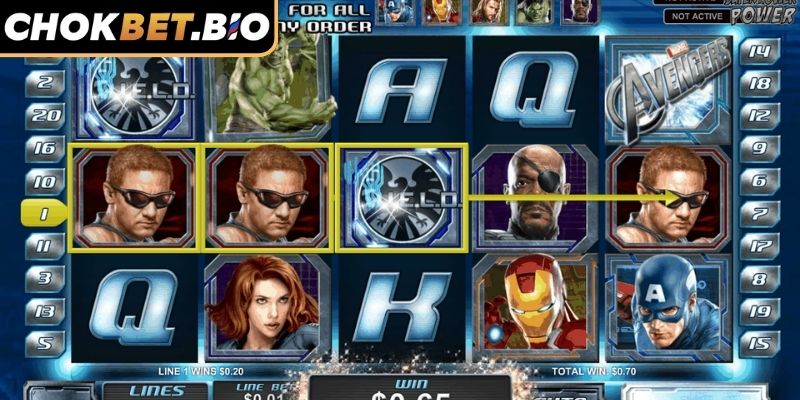 โชคเบ็ท ซุปเปอร์ฮีโร่ แจ็กพอต - ประสบการณ์สุดยอดของอเวนเจอร์ส 2 ผลลัพธ์แบบสุ่ม